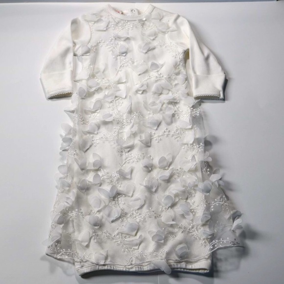 Baby Biscotti Floral Christening Gown - Picture 1 of 8